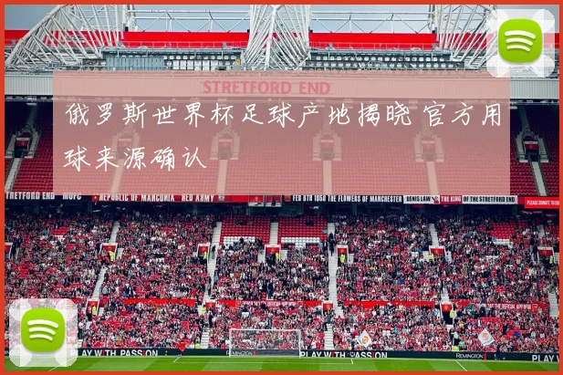 俄罗斯世界杯足球产地揭晓 官方用球来源确认